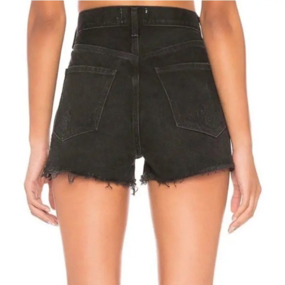 AGOLDE Size 29 Button Fly Distressed But Off Jean Shorts